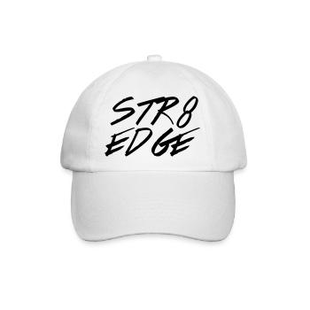 str8edge - Baseballkappe - Weiß/Weiß - Vorne