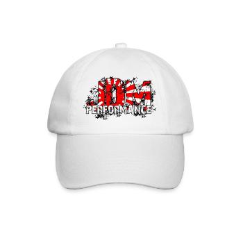 JDM PERFORMANCE - Baseballkappe - Weiß/Weiß - Vorne