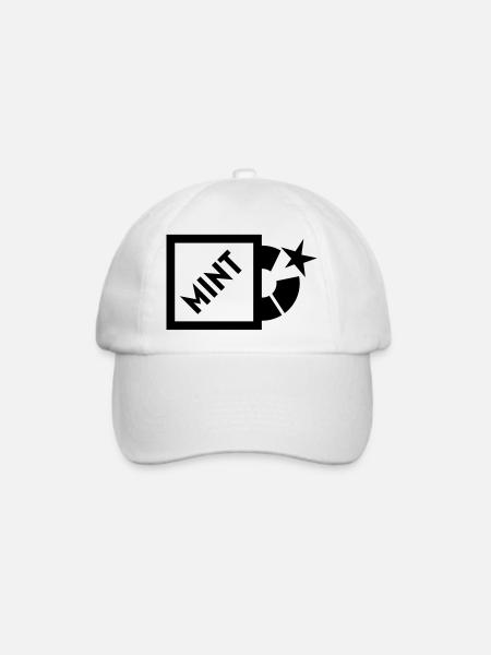 Mint - Baseballkappe - Weiß/Weiß