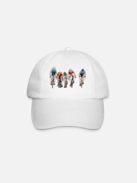 Rennen - Baseballkappe - Weiß/Weiß