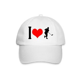 Unihockey - Baseballkappe - Weiß/Weiß - Vorne