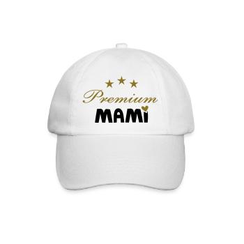 Premium Mami - Baseballkappe - Weiß/Weiß - Vorne