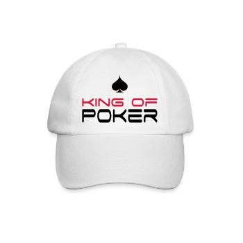 Poker - Baseballkappe - Weiß/Weiß - Vorne
