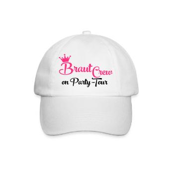 Team Bride - Baseballkappe - Weiß/Weiß - Vorne