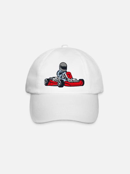 6254398 135429285 GOCART png - Baseballkappe - Weiß/Weiß