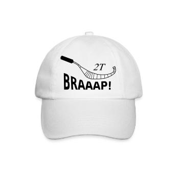 Auspuff 7 - Baseballkappe - Weiß/Weiß - Vorne