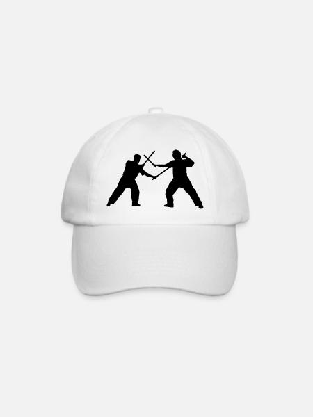Doppelstock Z - Baseballkappe - Weiß/Weiß