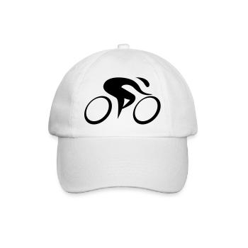 Rennrad - Baseballkappe - Weiß/Weiß - Vorne