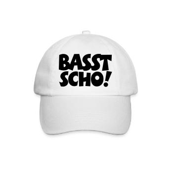 Basst Scho - Baseballkappe - Weiß/Weiß - Vorne