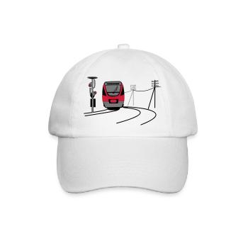 bahn - Baseballkappe - Weiß/Weiß - Vorne
