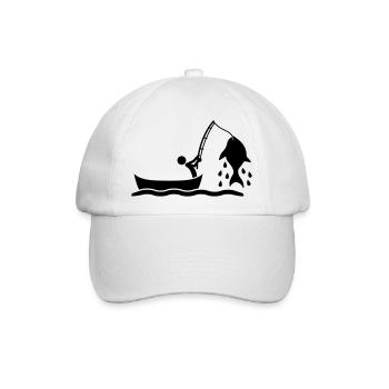 Fishing - Baseballkappe - Weiß/Weiß - Vorne