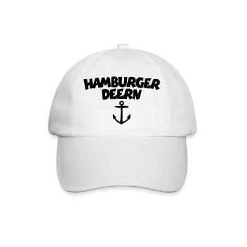 Hamburger Deern - Baseballkappe - Weiß/Weiß - Vorne