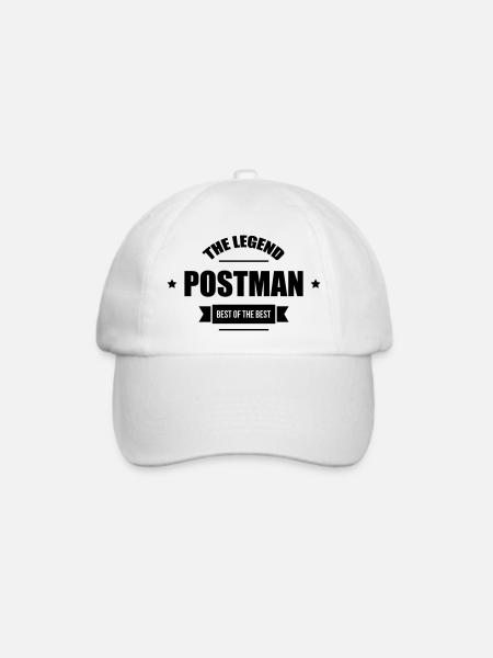 Postman - Baseballkappe - Weiß/Weiß