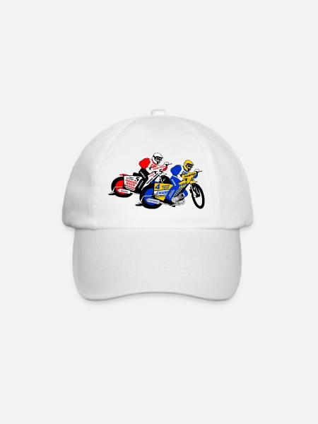 Speedway Racing - Baseballkappe - Weiß/Weiß
