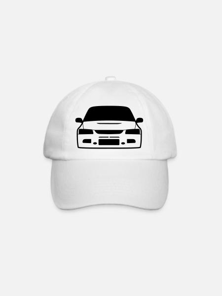 JDM Evo9 | T-shirts JDM - Baseballkappe - Weiß/Weiß