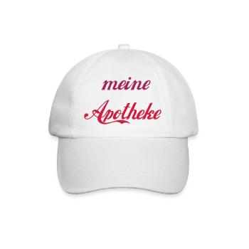 meine Apotheke - Baseballkappe - Weiß/Weiß - Vorne