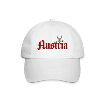 Österreich - Baseballkappe - Weiß/Weiß - Vorne