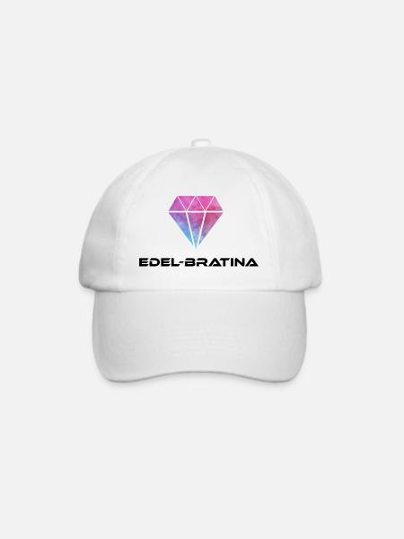 Edel Bratina - Baseballkappe - Weiß/Weiß