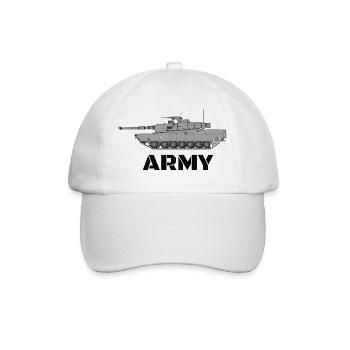 Panzer Army - Baseballkappe - Weiß/Weiß - Vorne
