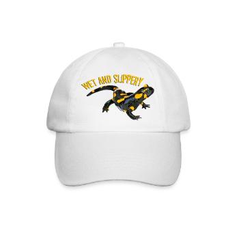 Feuersalamander - Baseballkappe - Weiß/Weiß - Vorne