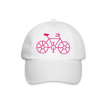 Fahrrad, Fahrrad, Fahrrad, Ruhestand, Geburtstag - Baseballkappe - Weiß/Weiß - Vorne