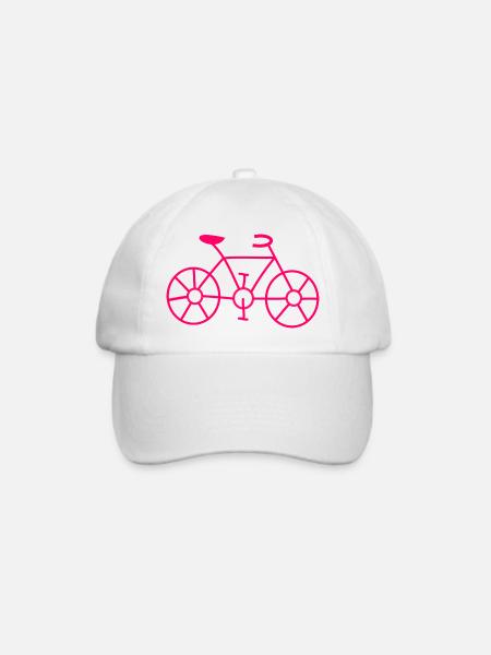 Fahrrad, Fahrrad, Fahrrad, Ruhestand, Geburtstag - Baseballkappe - Weiß/Weiß