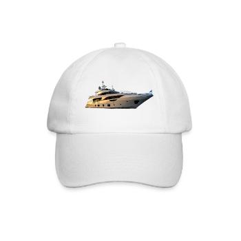 Yacht - Baseballkappe - Weiß/Weiß - Vorne