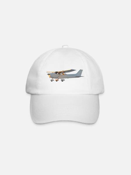 Cessna - Baseballkappe - Weiß/Weiß