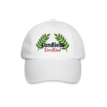 Dorfkind - Baseballkappe - Weiß/Weiß - Vorne