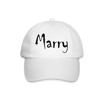 Marry - Baseballkappe - Weiß/Weiß - Vorne
