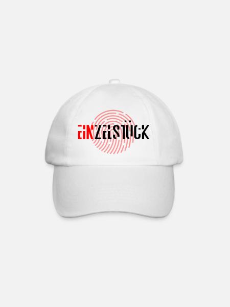 Einzelstück - Baseballkappe - Weiß/Weiß