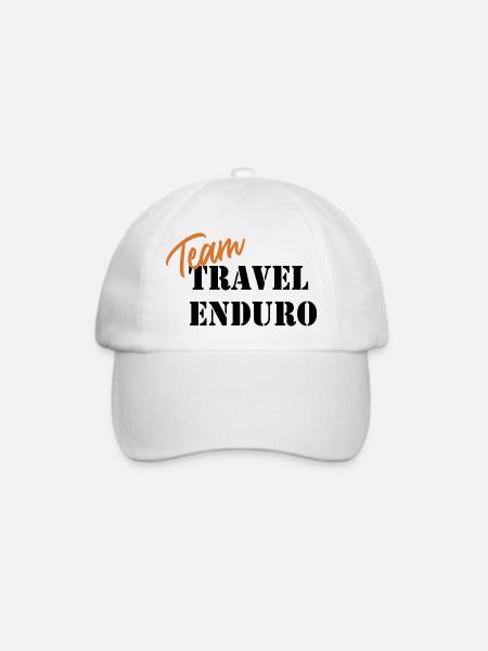 Team Travel Enduro - MarokkoTour2024.de - Baseballkappe - Weiß/Weiß