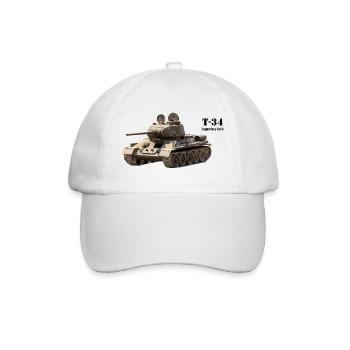 Panzer - Baseballkappe - Weiß/Weiß - Vorne