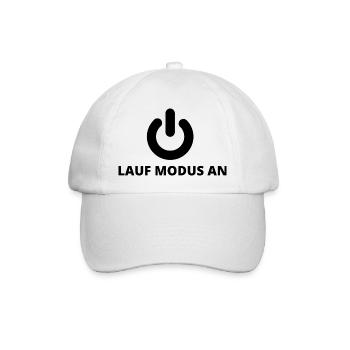 Modus Team Rennen Joggen laufen muddy run shirt - Baseballkappe - Weiß/Weiß - Vorne