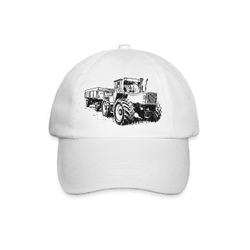 MB trac 1600 turbo | Traktor - Baseballkappe - Weiß/Weiß - Vorne