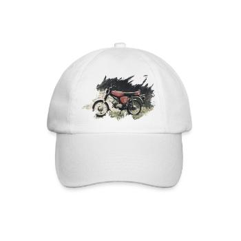 Enduro S51 - Baseballkappe - Weiß/Weiß - Vorne
