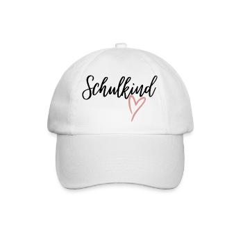 Schulkind - Baseballkappe - Weiß/Weiß - Vorne