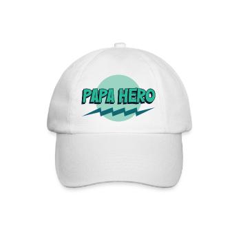 Papa Held - Baseballkappe - Weiß/Weiß - Vorne