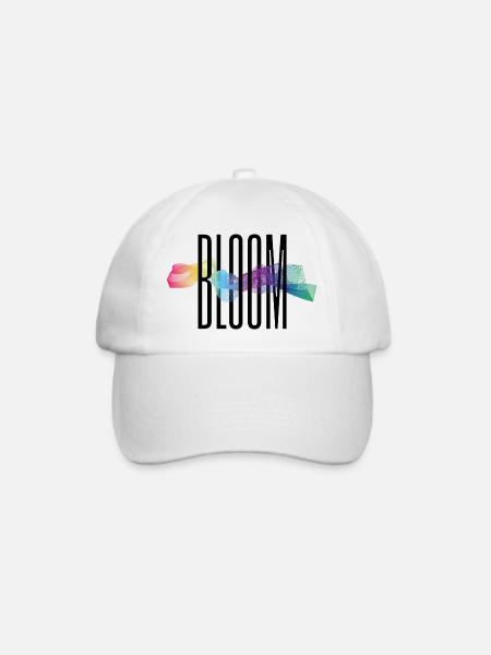 BLOOM - Baseballkappe - Weiß/Weiß