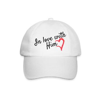 Liebe Partnerlook - Baseballkappe - Weiß/Weiß - Vorne