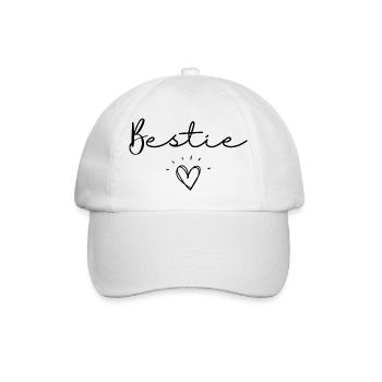 Bestie - Baseballkappe - Weiß/Weiß - Vorne