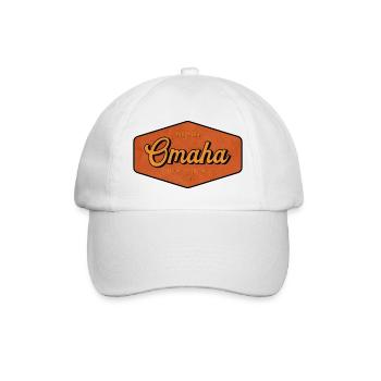 Omaha Gateway Vintage Badge - Baseballkappe - Weiß/Weiß - Vorne