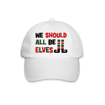 Elf - Baseballkappe - Weiß/Weiß - Vorne