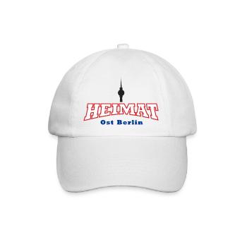 Heimat Ost Berlin DDR - Baseballkappe - Weiß/Weiß - Vorne