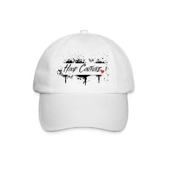 Hood Couture <3 est 2023 - Baseballkappe - Weiß/Weiß - Vorne