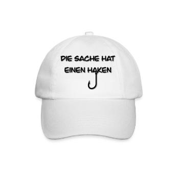 Angelhaken - Baseballkappe - Weiß/Weiß - Vorne