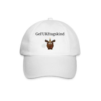 GeFURZtagskind - Baseballkappe - Weiß/Weiß - Vorne