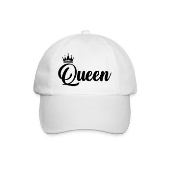 queen - Baseballkappe - Weiß/Weiß - Vorne