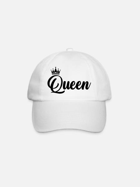 queen - Baseballkappe - Weiß/Weiß