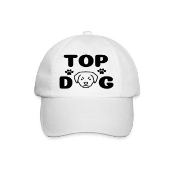 Top Dog - Baseballkappe - Weiß/Weiß - Vorne
